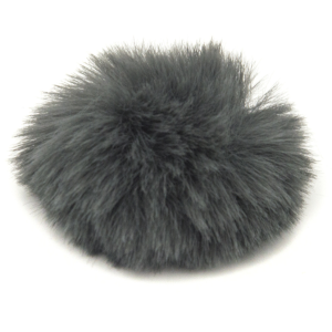 Fotokvant MZ-M Grey меховая ветрозащита для петличного микрофона