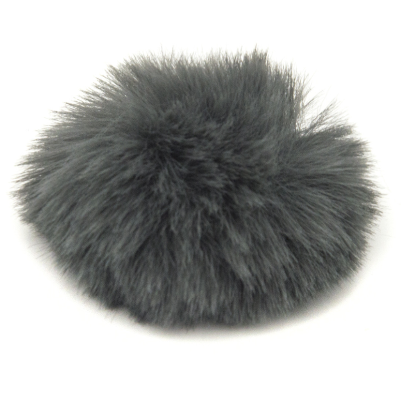 Fotokvant MZ-M Grey меховая ветрозащита для петличного микрофона