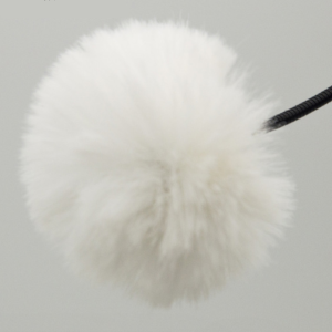 Fotokvant MZ-M White меховая ветрозащита для петличного микрофона