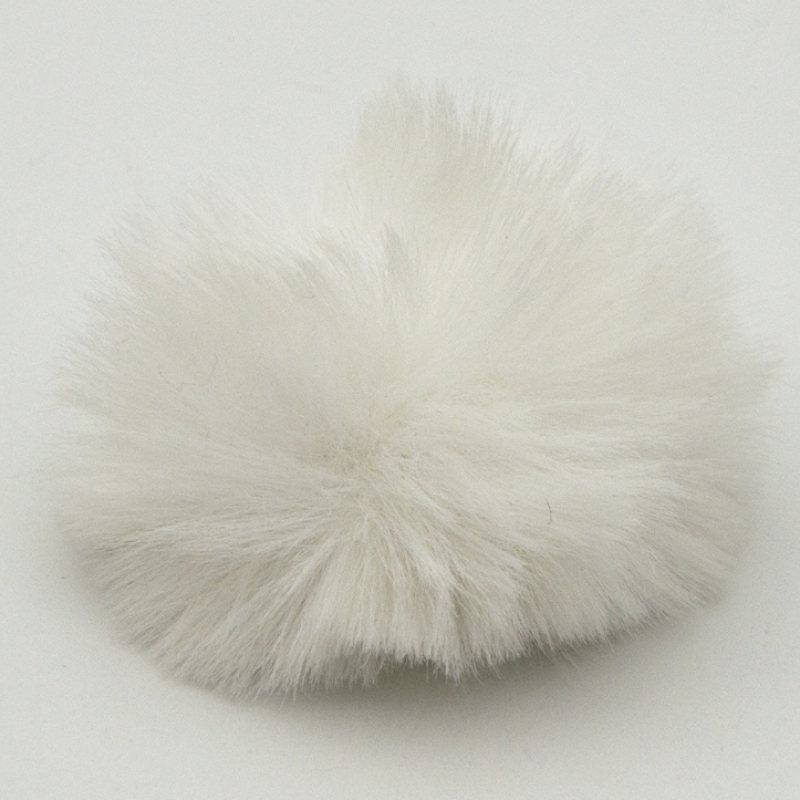 Fotokvant MZ-M White меховая ветрозащита для петличного микрофона