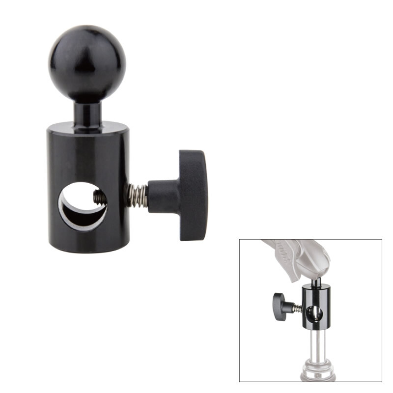 KUPO KS-415 SK Ball head w/baby receiver шаровая головка с втулкой 5/8"(16 мм)