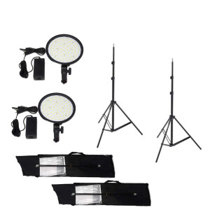 Fotokvant LK-2x5070 KIT комплект видеосвета с регулируемой мощностью и температурой