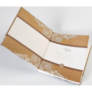 WALTHER ME- 148 Elemental свадебный фотоальбом на 200 фото 10x15 бежевый