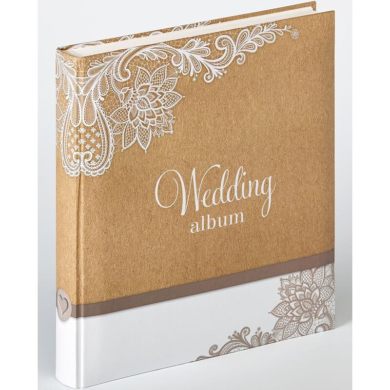 WALTHER UH-148 Elemental фотоальбом свадьба 50 белых страниц 28x30.5 бежевый
