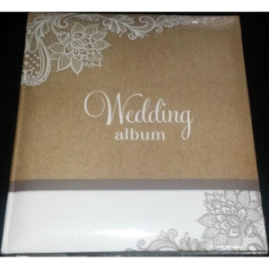 WALTHER UH-148 Elemental фотоальбом свадьба 50 белых страниц 28x30.5 бежевый