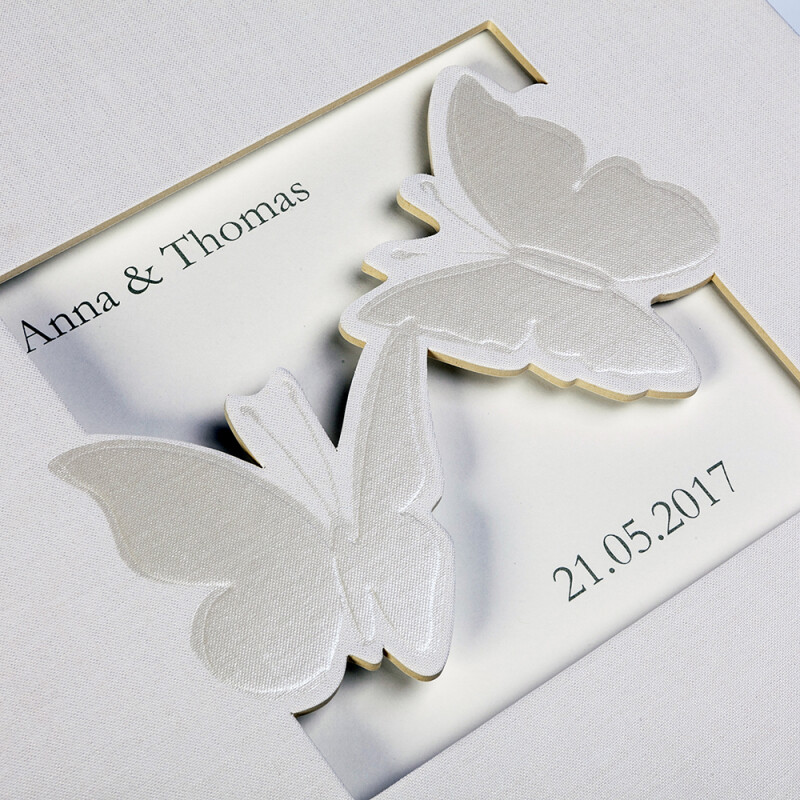 WALTHER UH-201 Farfalla фотоальбом свадьба 50 белых страниц 28x30.5 белый