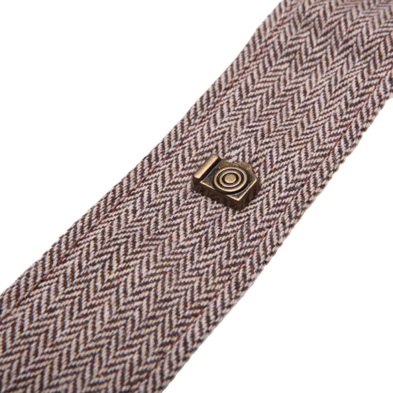 Fotokvant STR-36 ремень для фотоаппарата тканевый коричневый