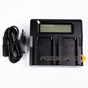 Fotokvant NP-F-CH2 зарядное устройство для двух аккумуляторов серии NP-F