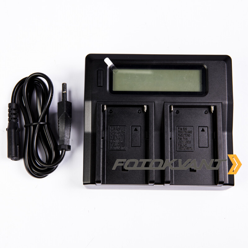 Fotokvant NP-F-CH2 зарядное устройство для двух аккумуляторов серии NP-F