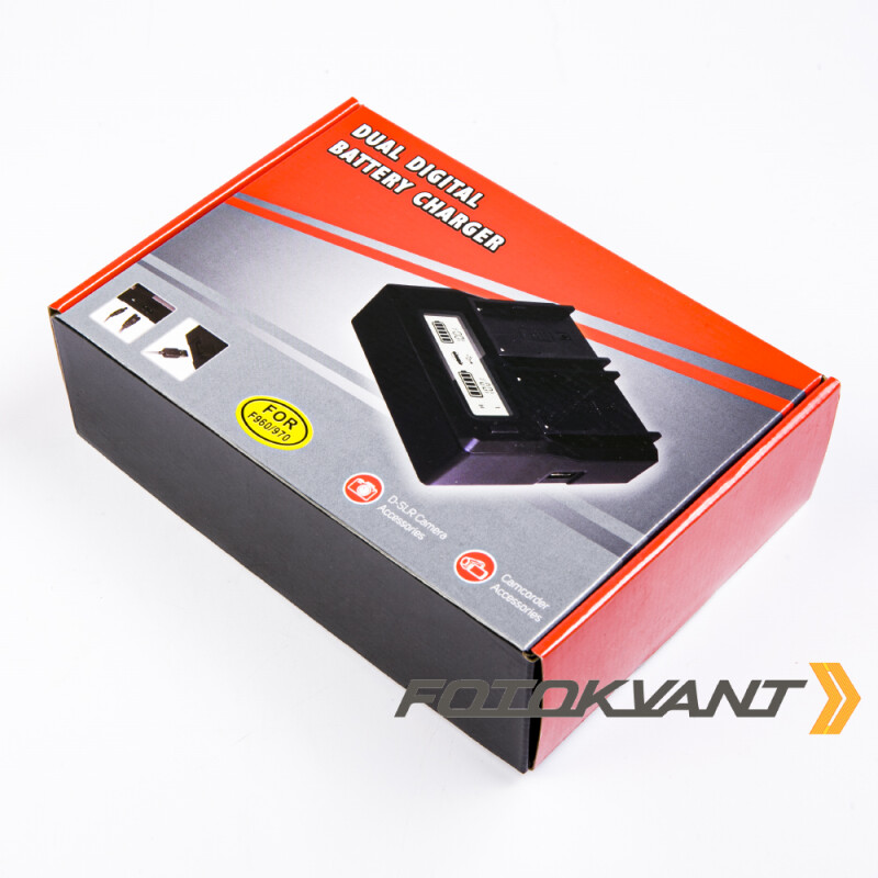 Fotokvant NP-F-CH2 зарядное устройство для двух аккумуляторов серии NP-F