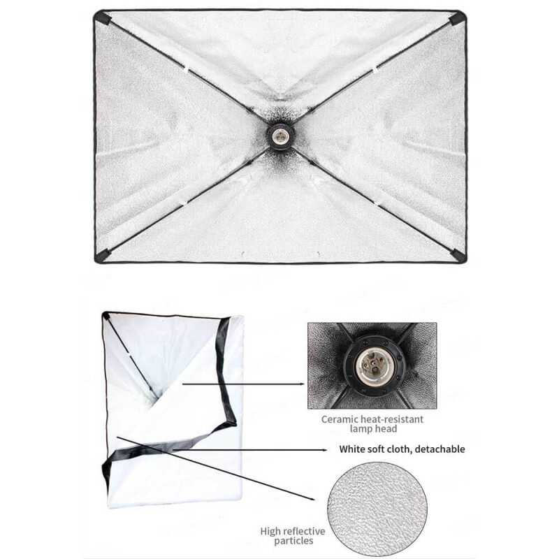Fotokvant FL-3 KIT комплект постоянного света 250 Вт с софтбоксами