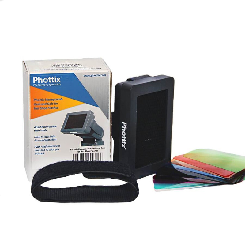 Phottix 35396 комплект сот и цветных фильтров для накамерных вспышек