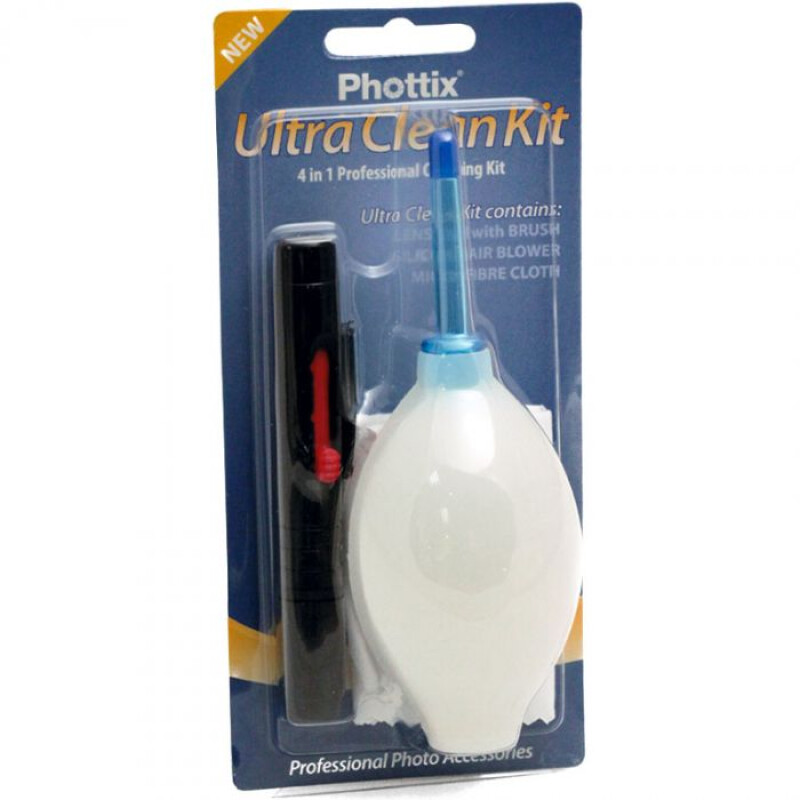 Phottix (66511) набор для чистки оптики 4 в 1 белый