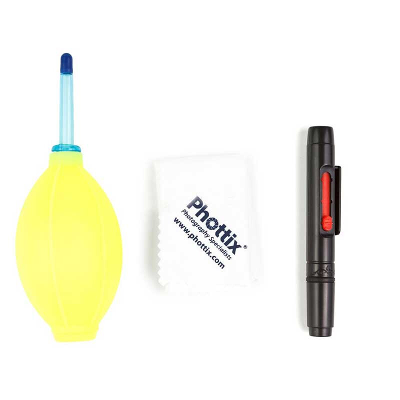 Phottix (66513) набор для чистки оптики 4 в 1 желтый