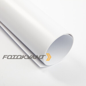 Fotokvant BP-0113SM White mat/semi-mat фон пластиковый белый матовый/полуматовый 1х1.3 м.