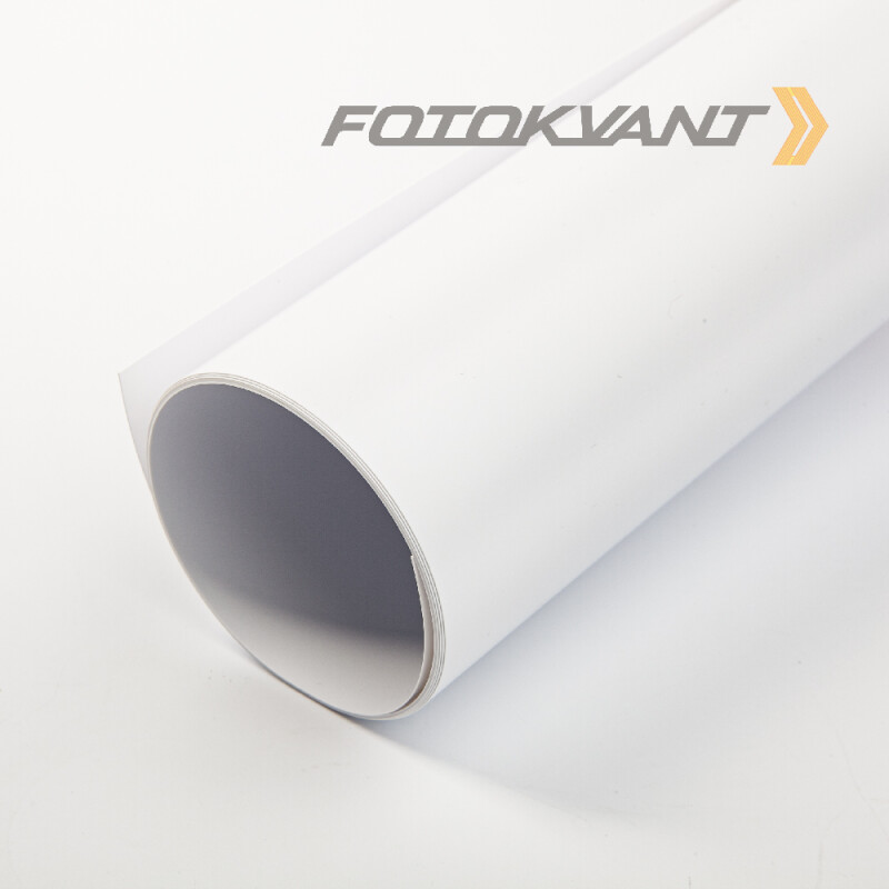Fotokvant BP-0113SM White mat/semi-mat фон пластиковый белый матовый/полуматовый 1х1.3 м.