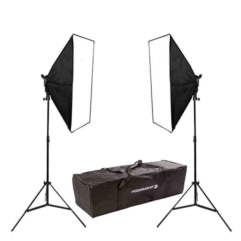 Fotokvant LED-16 KIT комплект постоянного света 2х48 Вт 3200-5600 К