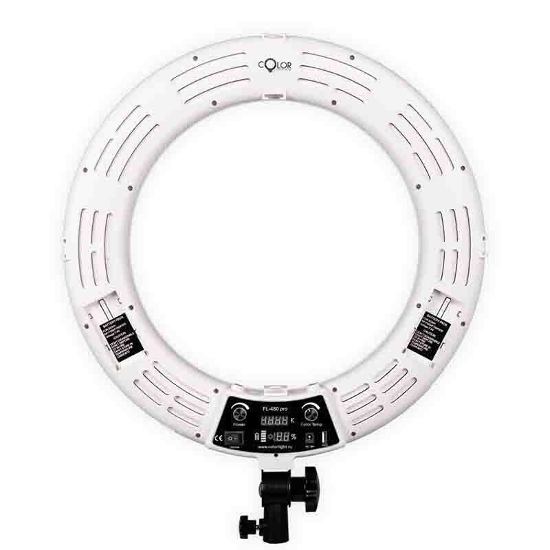 Color FL-480 pro кольцевая светодиодная лампа белая