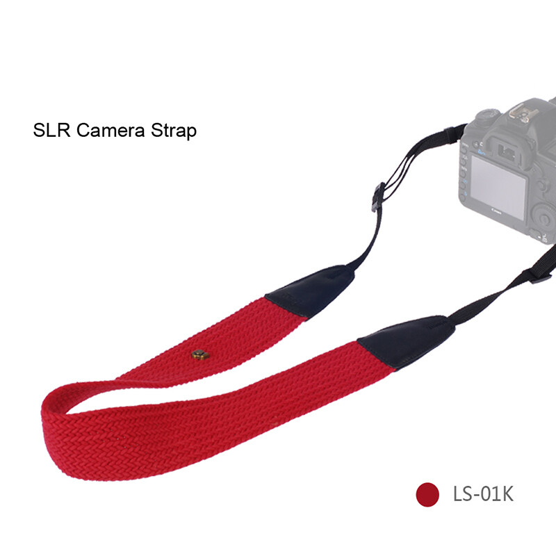Lensgo LS-01K ремень для фотоаппарата красный