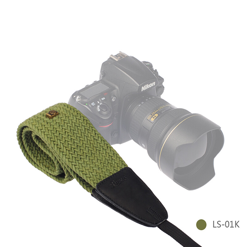 Lensgo LS-02K ремень для фотоаппарата хаки