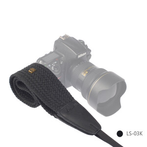 Lensgo LS-03K ремень для фотоаппарата черный