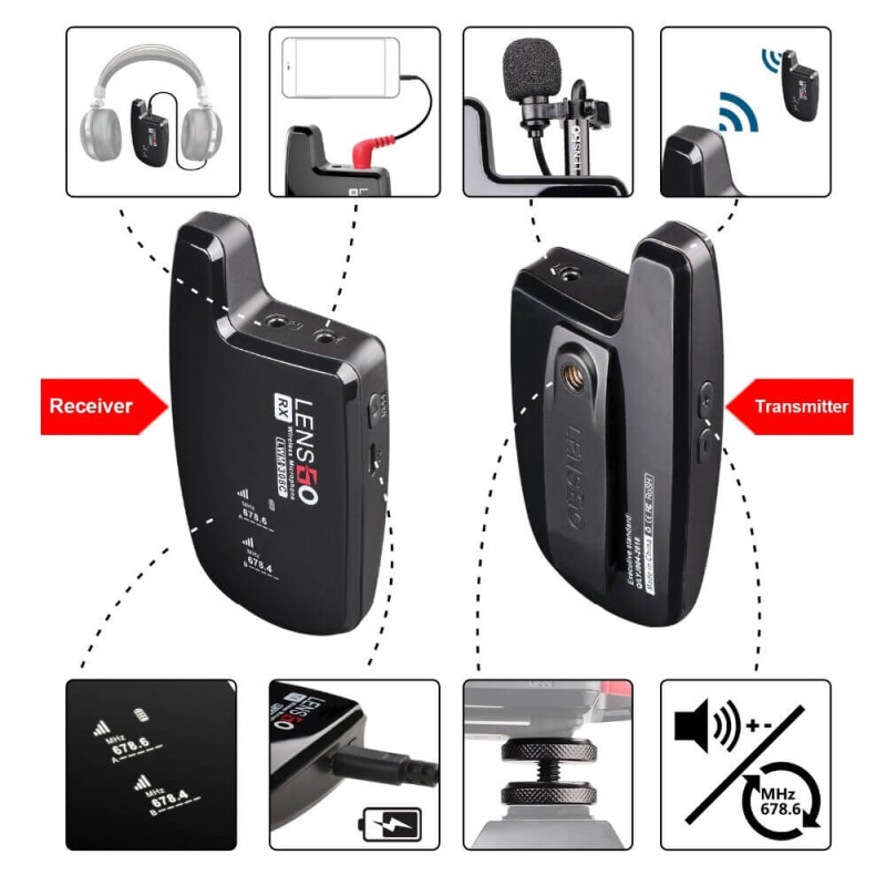 Lensgo LWM-308C Double двойной беспроводной микрофон