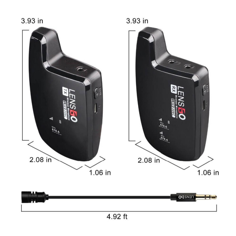 Lensgo LWM-308C Double двойной беспроводной микрофон
