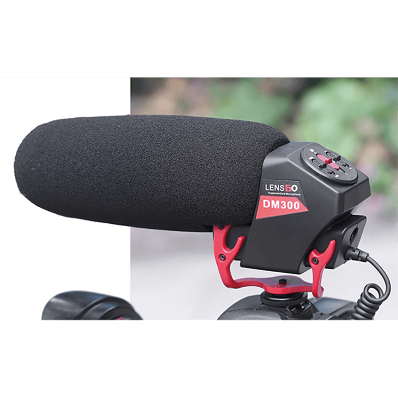 Lensgo LYM-DM300 профессиональный кардиоидный микрофон для камеры