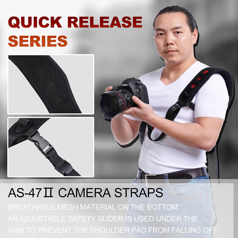 Lynca AK-47II ремень черный с площадкой для фотоаппарата