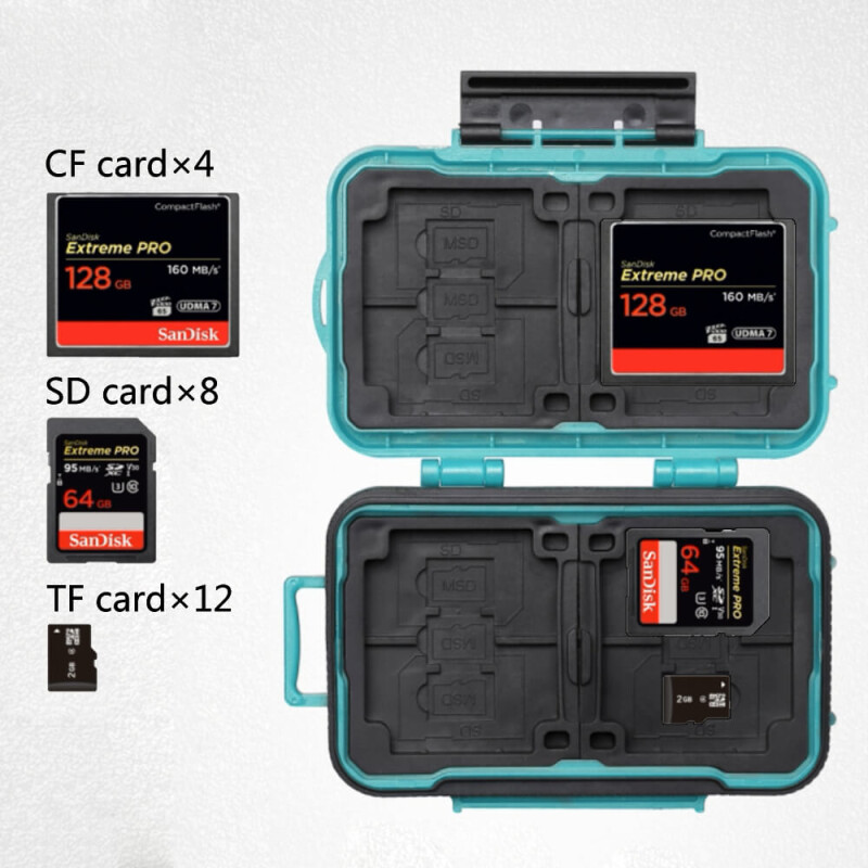 Lynca KH6 Green кейс для карт памяти зеленый