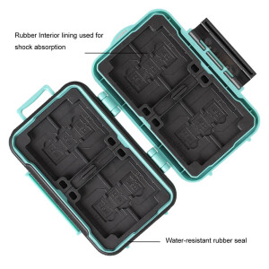 Lynca KH6 Green кейс для карт памяти зеленый