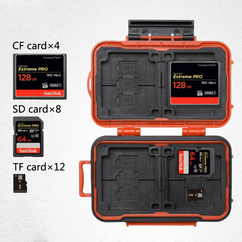 Lynca KH6 Orange кейс для карт памяти оранжевый