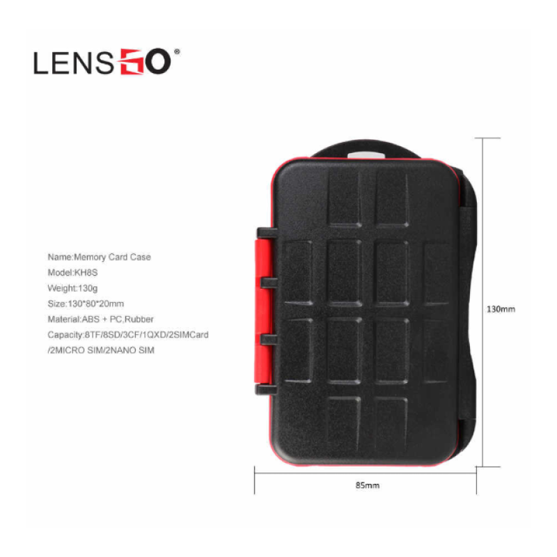 Lensgo KH8S кейс для карт памяти