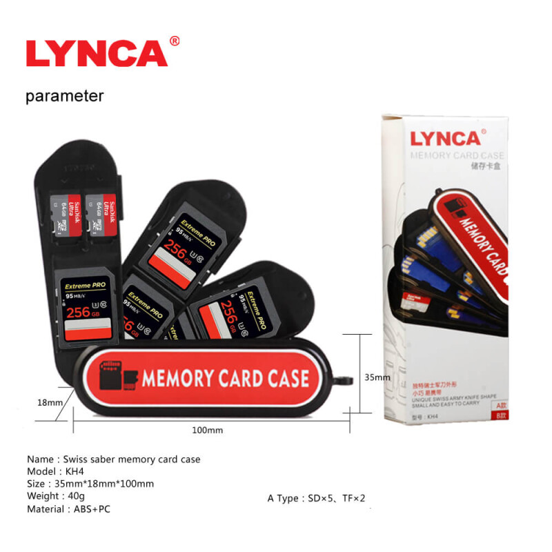 Lynca KH4 кейс для хранения карт памяти