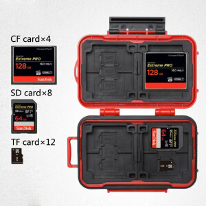 Lynca KH6 Red кейс для карт памяти красный