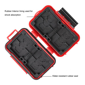 Lynca KH6 Red кейс для карт памяти красный