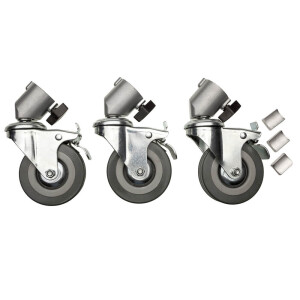 Fotokvant LSC-25 Wheel KIT набор колес для стойки с креплением 25 мм