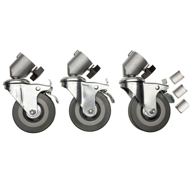 Fotokvant LSC-25 Wheel KIT набор колес для стойки с креплением 25 мм