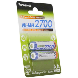 Panasonic AA 2700 2BP(BK-3HGAE/2BE) аккумулятор