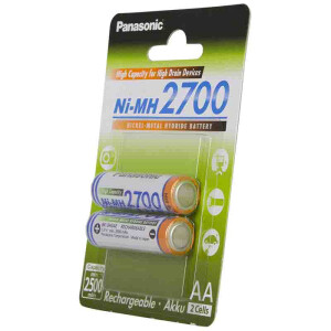 Panasonic AA 2700 2BP(BK-3HGAE/2BE) аккумулятор