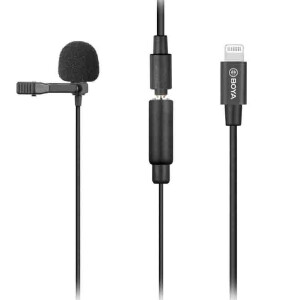 Boya BY-M2 петличный микрофон для смартфонов и планшетов