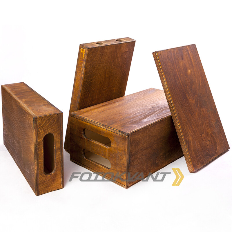 Fotokvant AB-02 Apple Box деревянные ящики-подставки для кино- и фотосъемки коричневый
