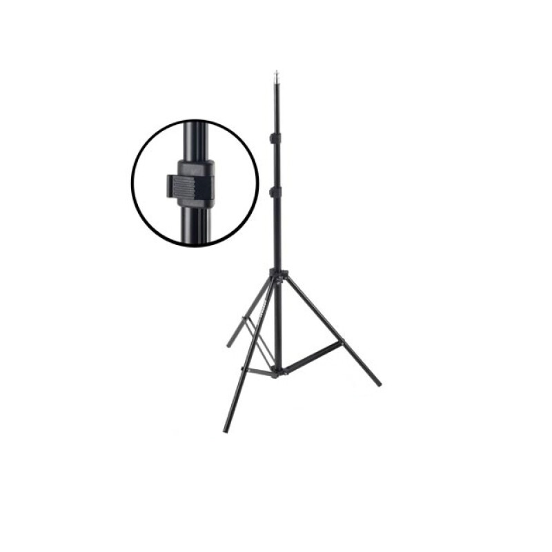 Color FR-480 top KIT кольцевая светодиодная лампа черная со стойкой