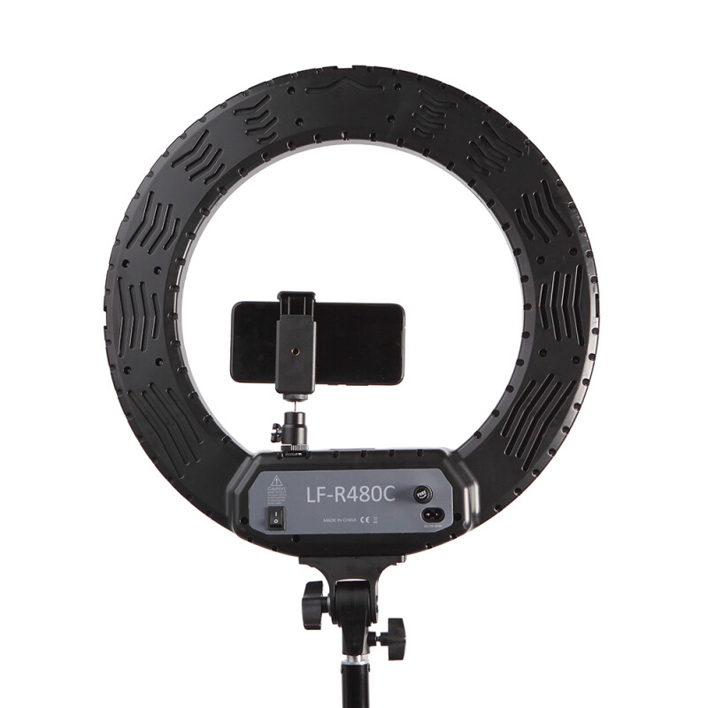 Fotokvant LED-480 RING KIT кольцевой светодиодный осветитель со стойкой