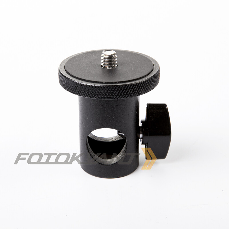Fotokvant RFLH-27 адаптер- переходник со стойки 5/8 и на резьбу 1/4 дюйма для штативной головы
