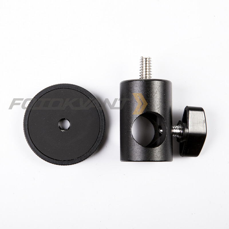 Fotokvant RFLH-27 адаптер- переходник со стойки 5/8 и на резьбу 1/4 дюйма для штативной головы