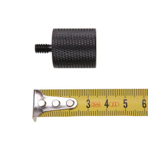 Fotokvant FLH-75-ALB переходник с резьбы 5/8 на 1/4 дюйма алюминиевый черный