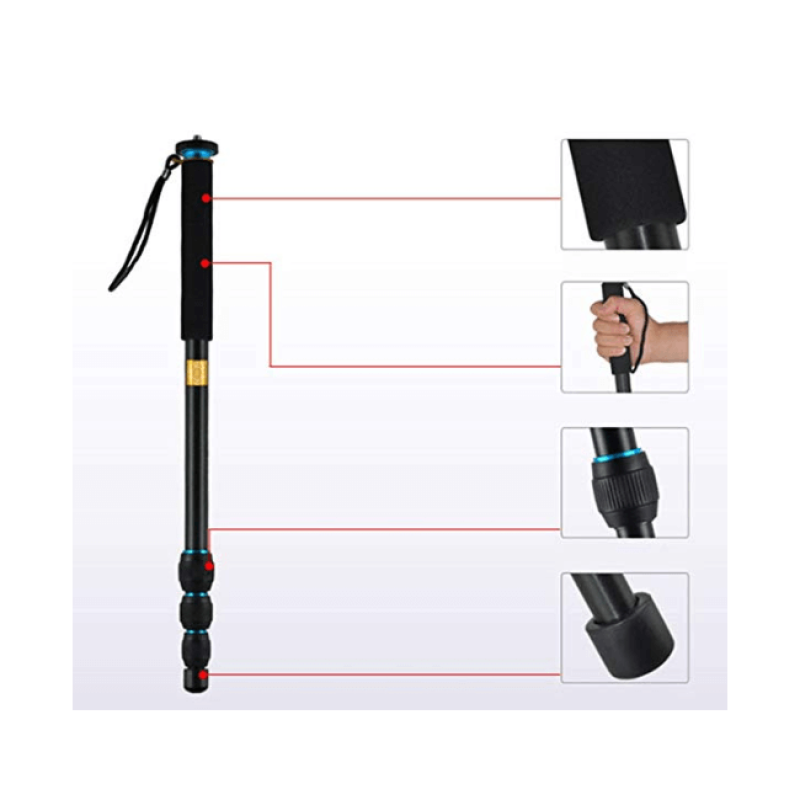 QZSD Q120-Q90 монопод с видеоголовой