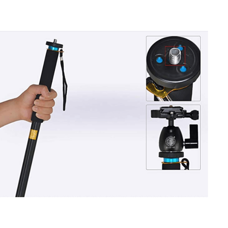 QZSD Q120-Q90 монопод с видеоголовой