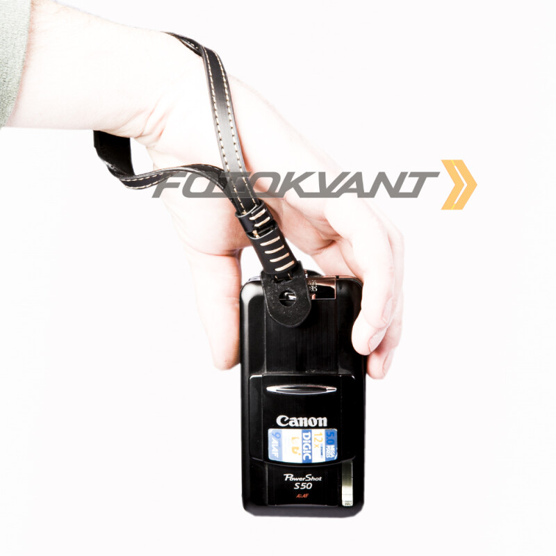 Fotokvant STR-49 ремень для фотоаппарата кистевой черный